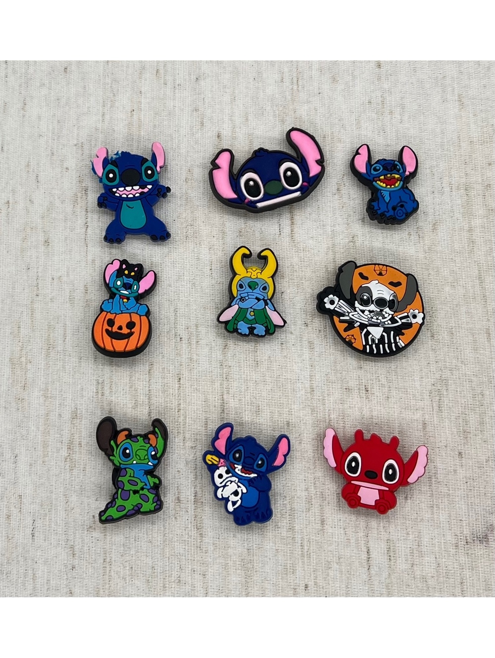 Lilo Stitch Croc shoe charm halloween pumpkin beetlejuice costume disney new lot